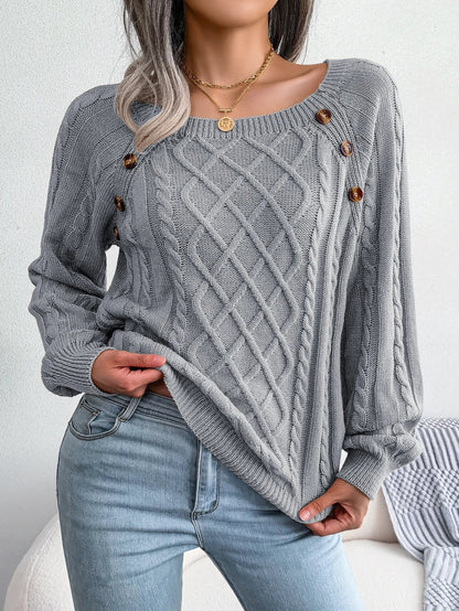 HARMONIE | Pull torsadé sophistiqué